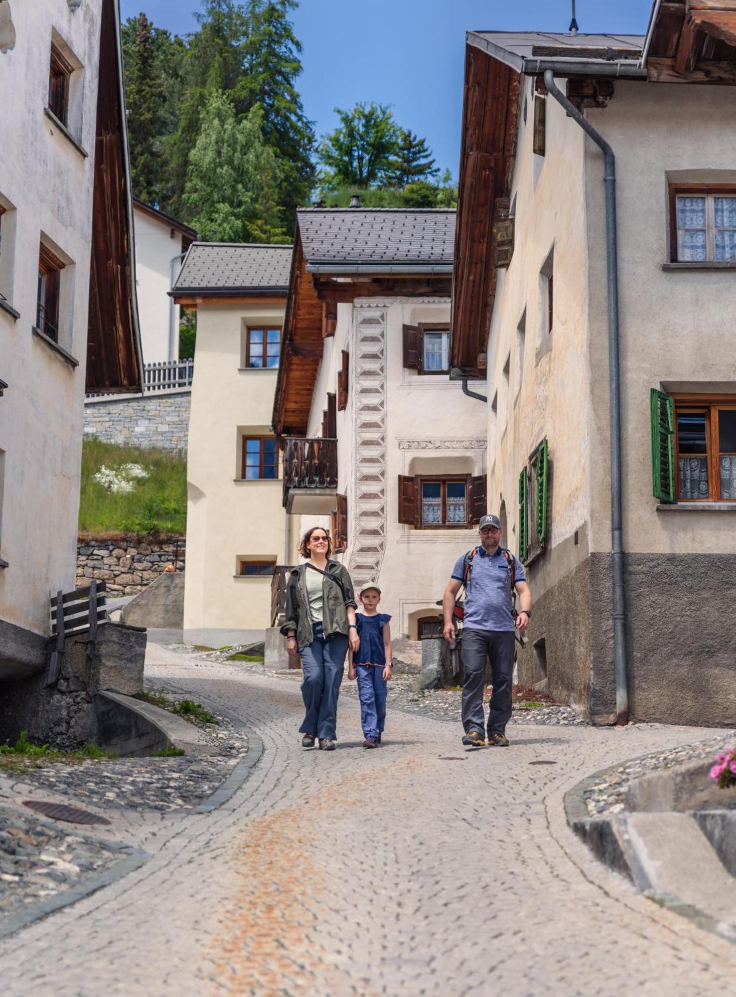Apartmán Chasa Fent, Sent Scuol Im Engadin Exteriér fotografie